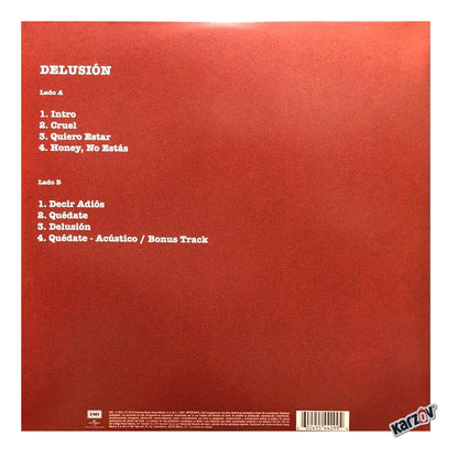Bratty Delusion Red Rojo Lp Vinyl