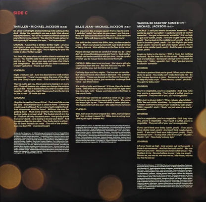 Michael Jackson Songs From The Motion Picture La Pelicula LP