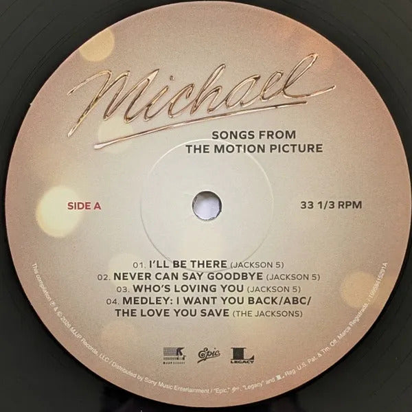 Michael Jackson Songs From The Motion Picture La Pelicula LP