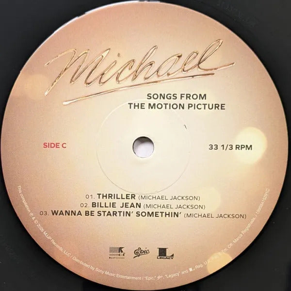 Michael Jackson Songs From The Motion Picture La Pelicula LP