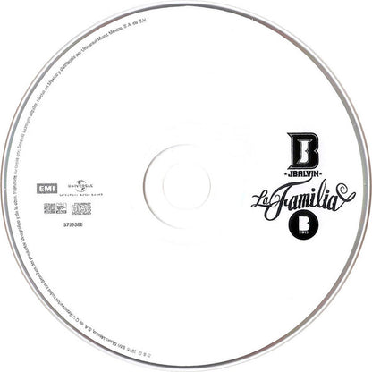 J Balvin La Familia B Sides Cd + Dvd