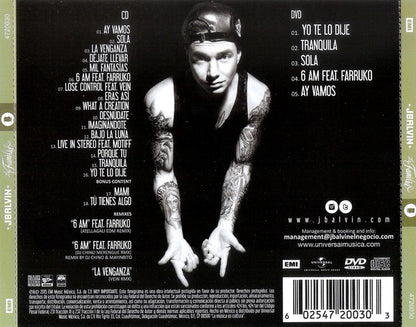 J Balvin La Familia B Sides Cd + Dvd