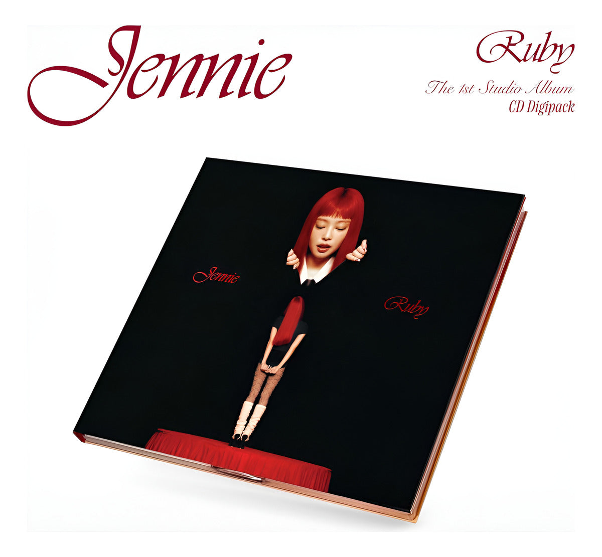 Jennie Blackpink Ruby Kpop Album Disco 2025 Cd Digipack Edition