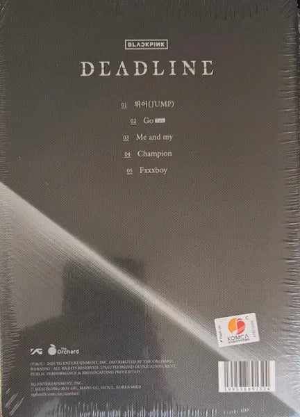 Blackpink 3rd Mini Album Deadline Original Versión Jisoo