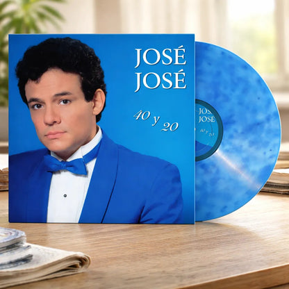 Jose Jose 40 Y 20 Lp Vinyl Blue Marbled