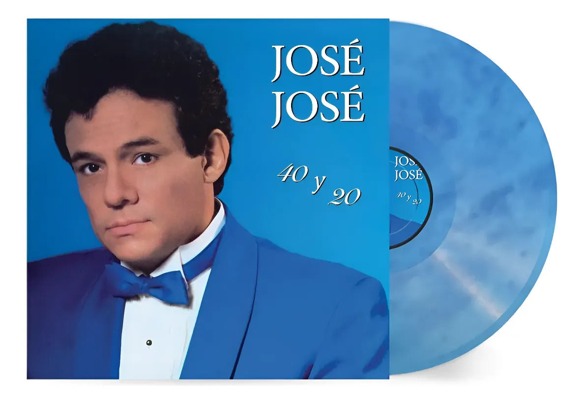 Jose Jose 40 Y 20 Lp Vinyl Blue Marbled