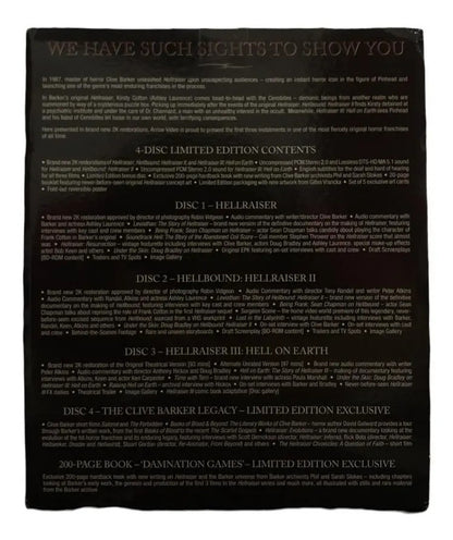 Hellraiser 1 2 3 Boxset Edicion Scarlet Box Pelicula Blu-ray