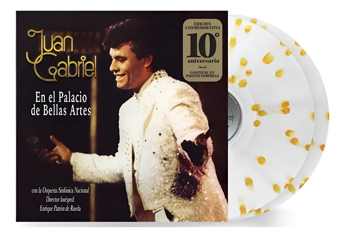 Juan Gabriel En El Palacio De Las Bellas Artes 2 Lp Vinyl