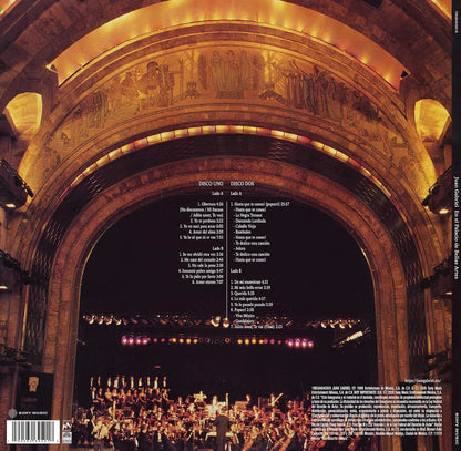 Juan Gabriel En El Palacio De Las Bellas Artes 2 Lp Vinyl