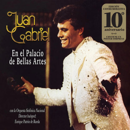 Juan Gabriel En El Palacio De Las Bellas Artes 2 Lp Vinyl