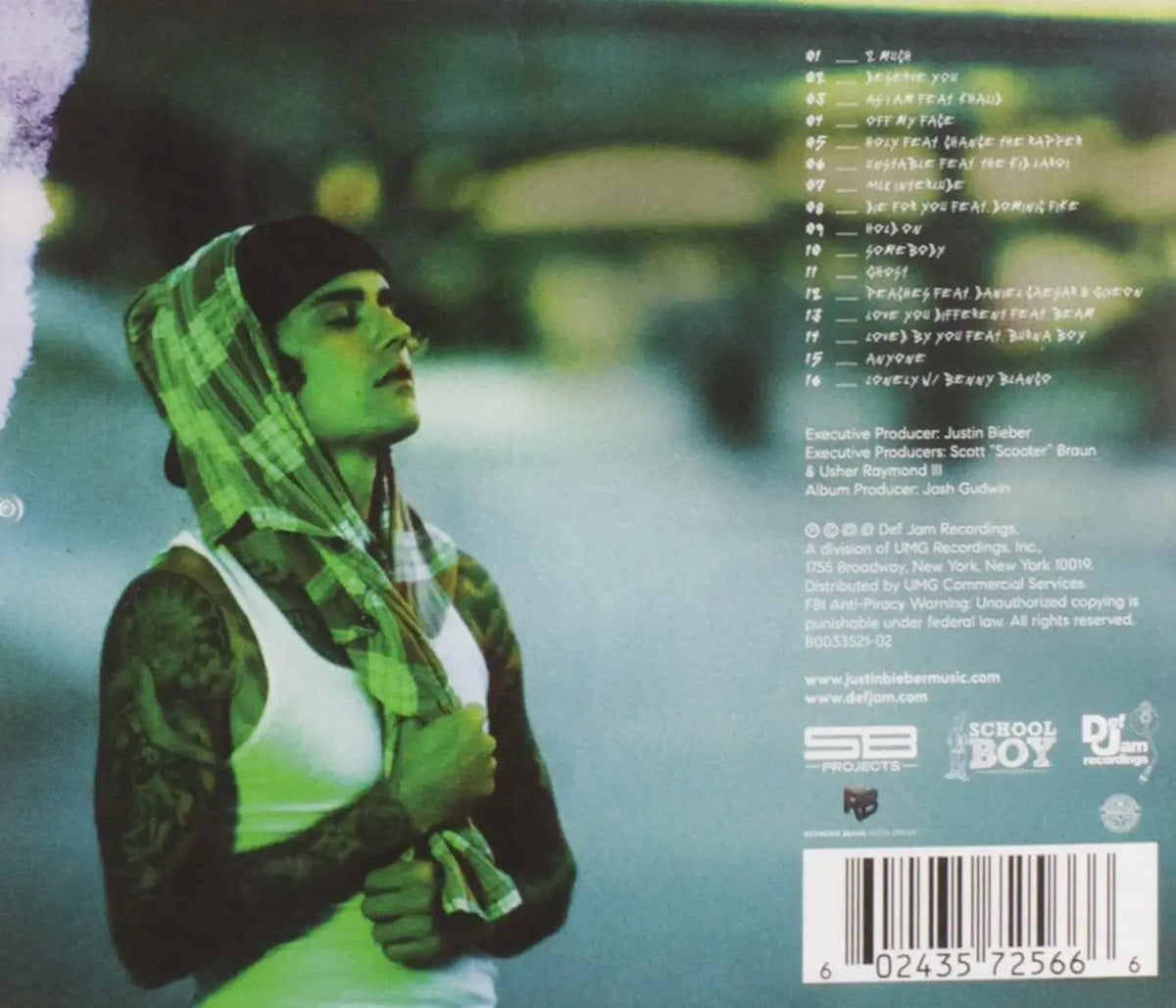 Justin Bieber - Justice - Disco Cd