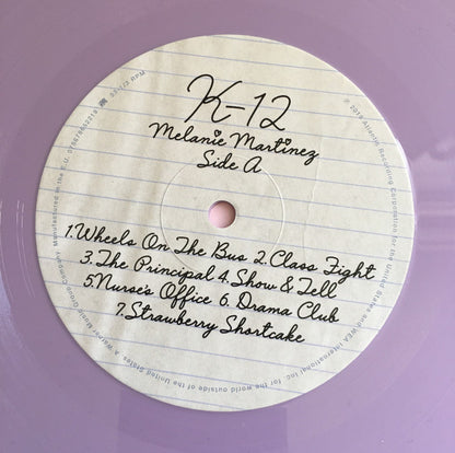 Melanie Martinez K-12 Lila Vinilo Urban Outfiters Importado