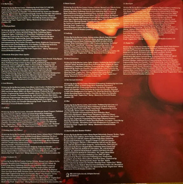 Kali Uchis Red Moon In Venus Exclusive Baby Edition Lp Vinyl Edición Limitada