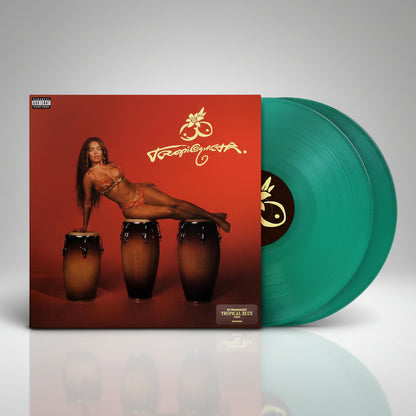 Karol G Tropicoqueta 2 Lp Vinyl Tropical Blue
