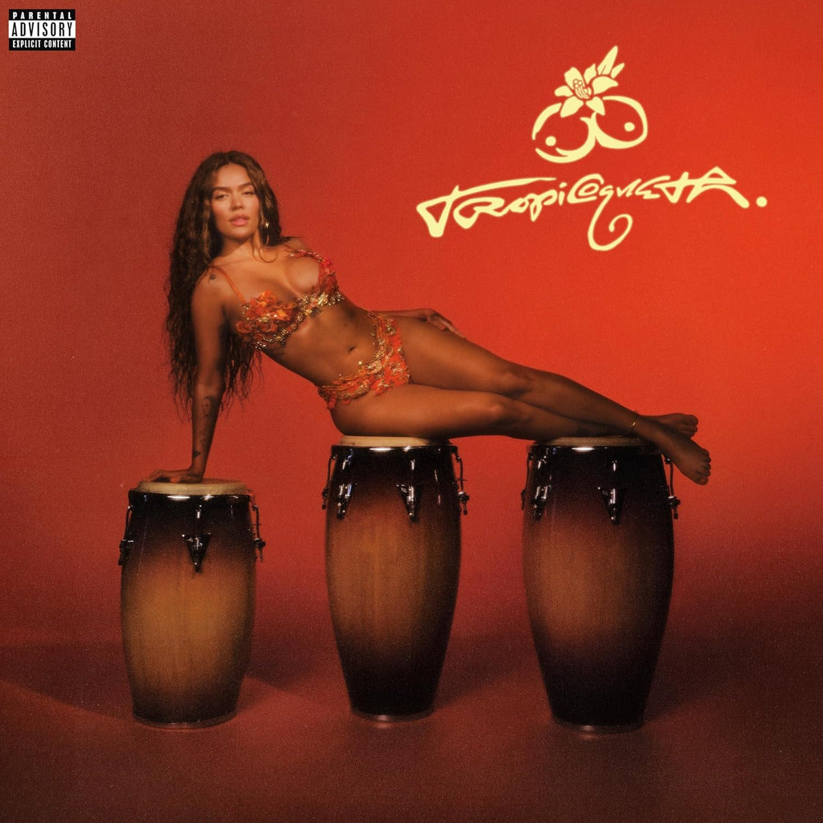 Karol G Tropicoqueta 2 Lp Vinyl Tropical Blue