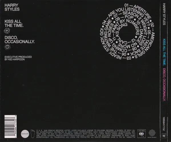 Harry Styles Kiss All The Time Disco Occasionally Cd