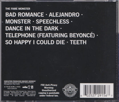 Lady Gaga The Fame Monster Disco Cd