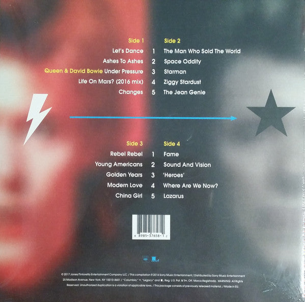 Legacy - David Bowie - 2 Lp 's Vinyl - Nuevo (20 Canciones)