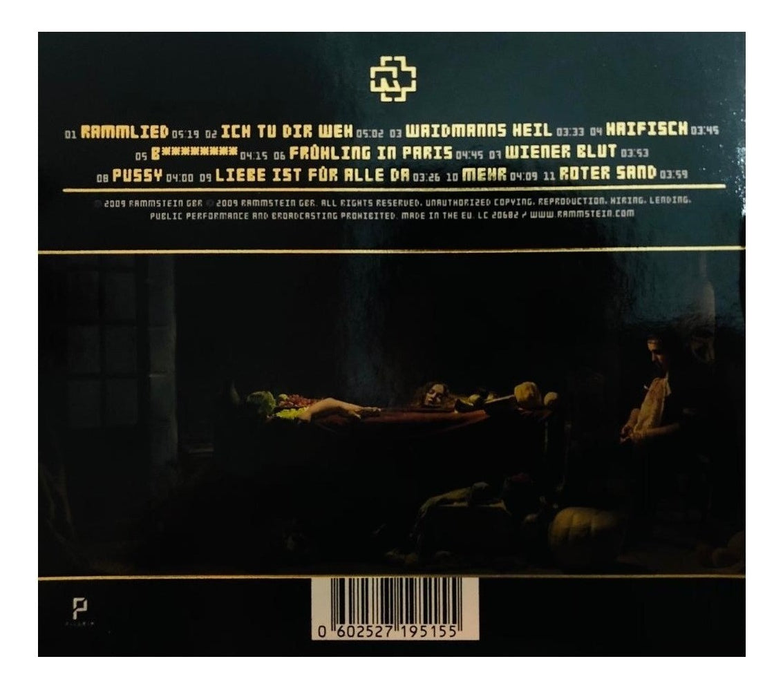 Rammstein - Liebe Ist Fúr Alle Da - Disco Cd (11 Canciones)