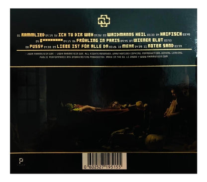 Rammstein - Liebe Ist Fúr Alle Da - Disco Cd (11 Canciones)