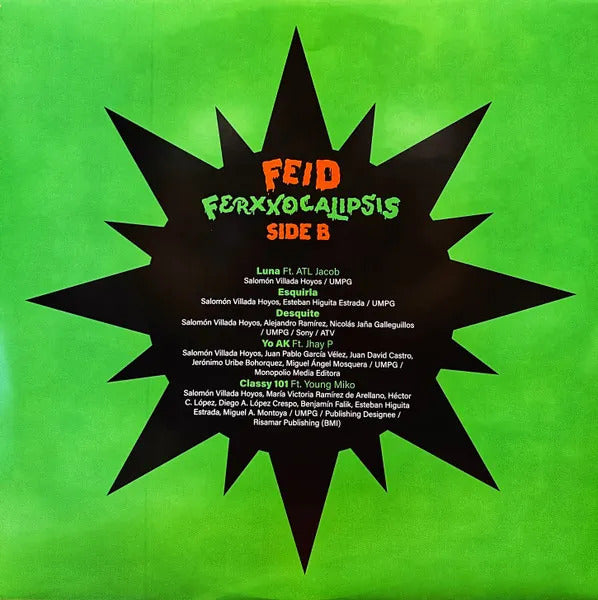Feid Ferxxocalipsis Vinyl Lp Black