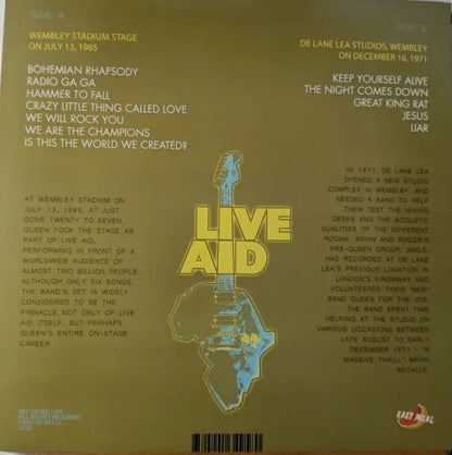 Queen Cool Live Aid Lp Vinyl