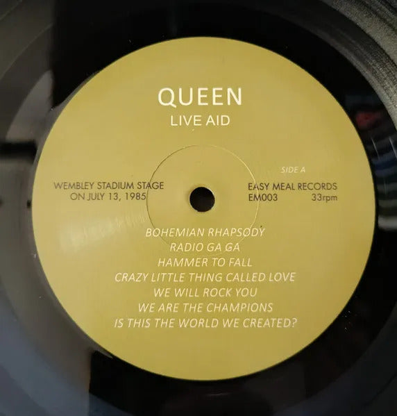 Queen Cool Live Aid Lp Vinyl