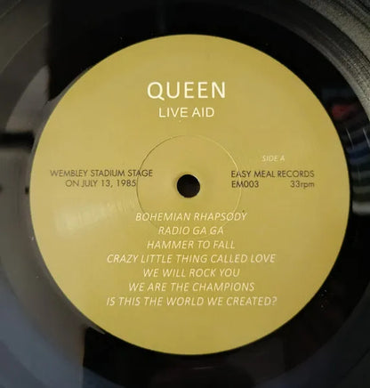 Queen Cool Live Aid Lp Vinyl