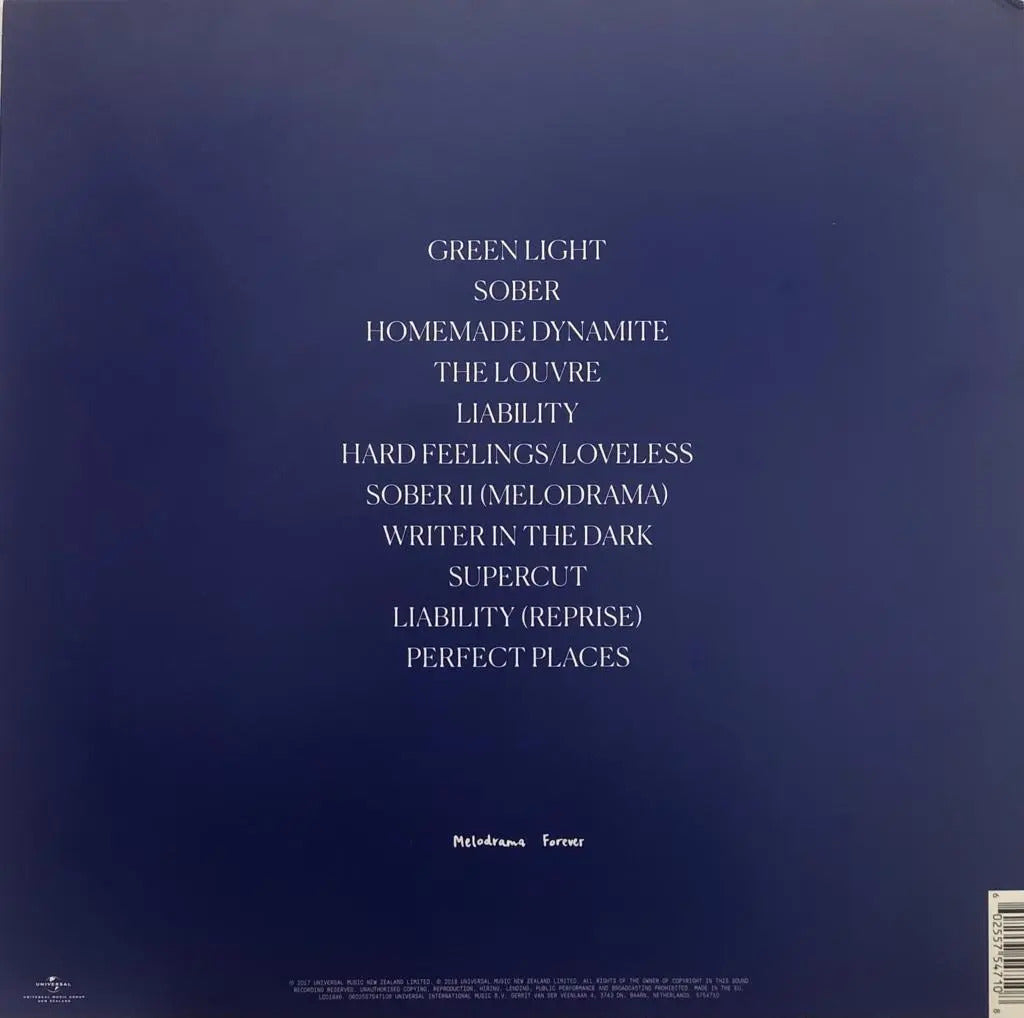 Lorde Melodrama Lp Acetato Vinyl
