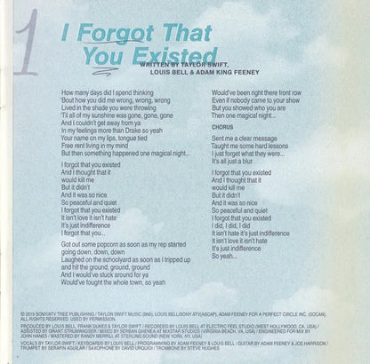 Taylor Swift Lover Disco Cd Importado Con Single