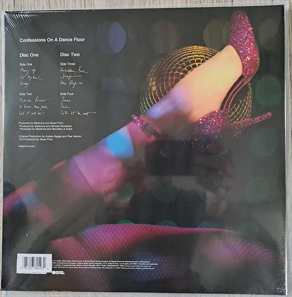 Madonna Confessions On A Dance Floor 2 Lp Silver Vinyl
