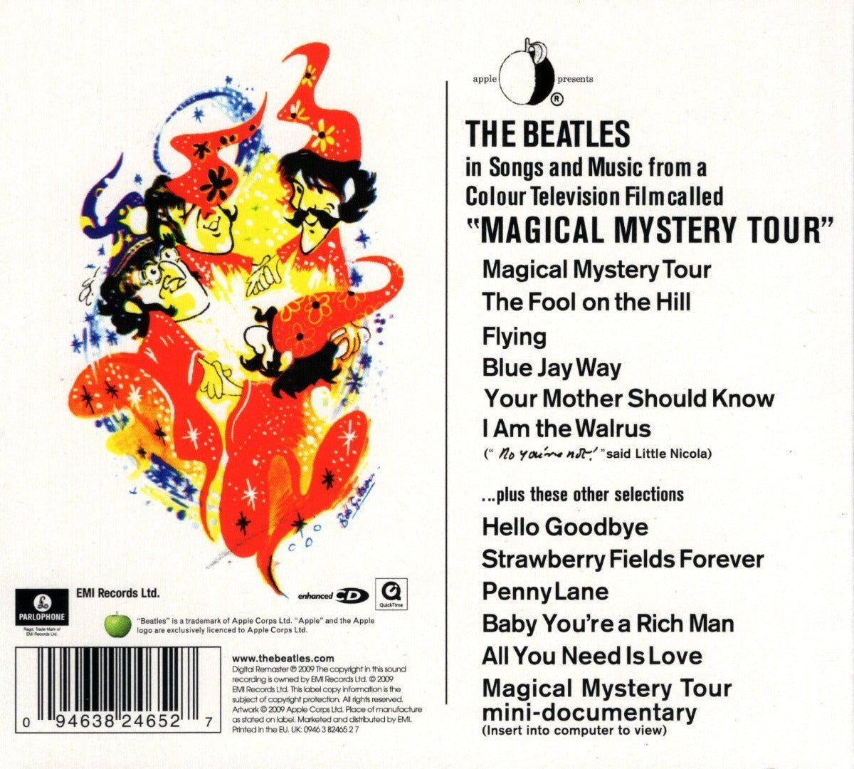 The Beatles Magical Mystery Tour Deluxe Disco Cd