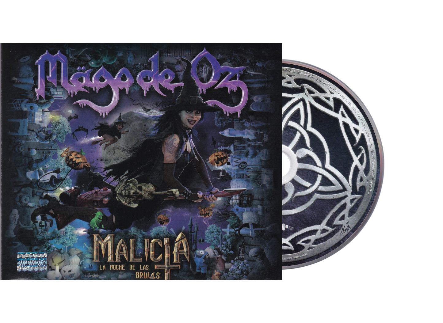 Mago De Oz Malicia La Noche De Las Brujas 2025 Disco Cd