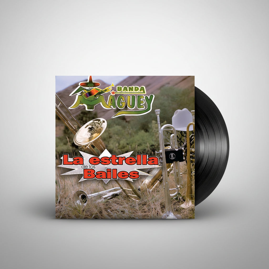 Banda Maguey La Estrella De Los Bailes Lp Vinyl Importado Black