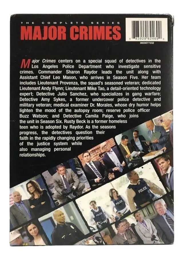 Major Crimes La Serie Completa Temporada 1 - 6 Boxset Dvd