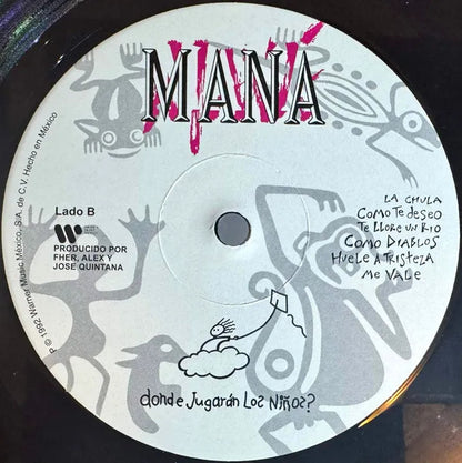Mana Donde Jugaran Los Niños Remasterizado Lp Vinyl