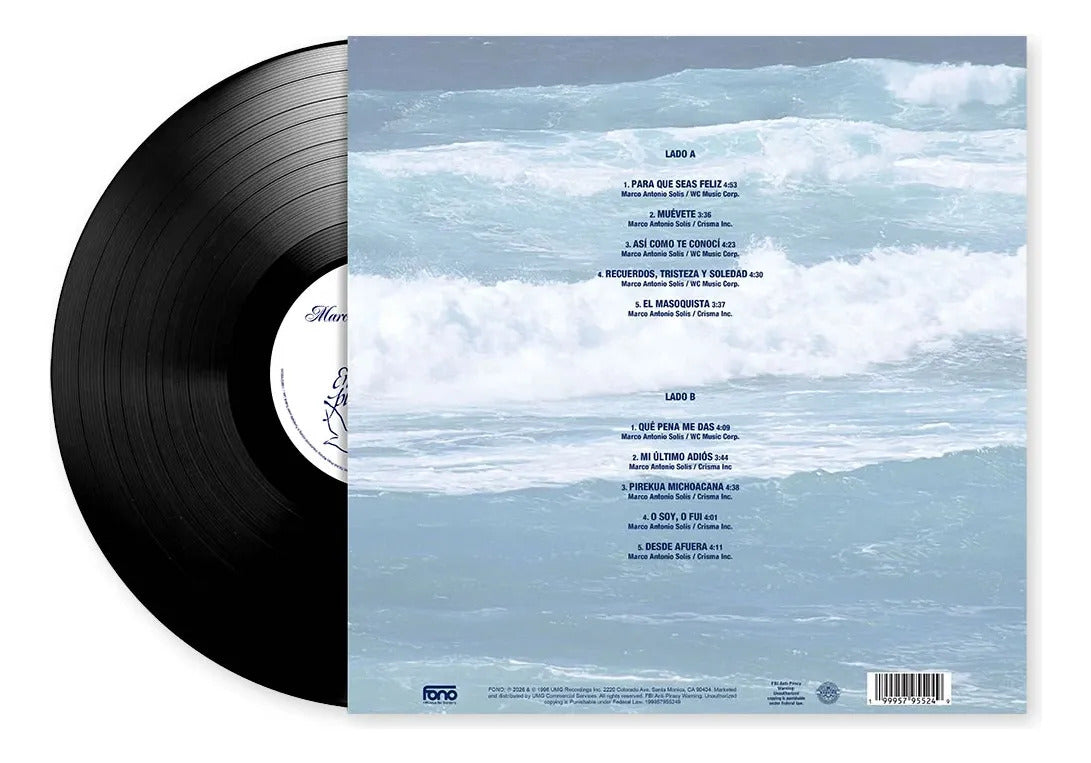 Marco Antonio Solis En Pleno Vuelo Lp Vinyl