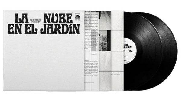 Ed Maverick La Nube En El Jardin Black & Cloudy 2 Lp Vinyl