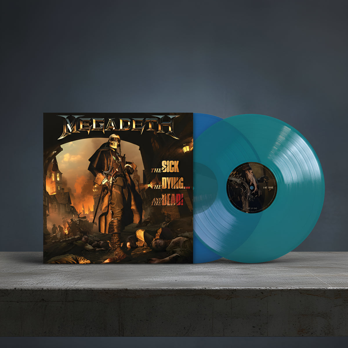 Megadeth The Sick The Dying And The Dead 2 Lp Vinyl National Album Day 2025 Transparent Blue Green