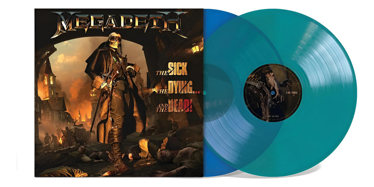 Megadeth The Sick The Dying And The Dead 2 Lp Vinyl National Album Day 2025 Transparent Blue Green