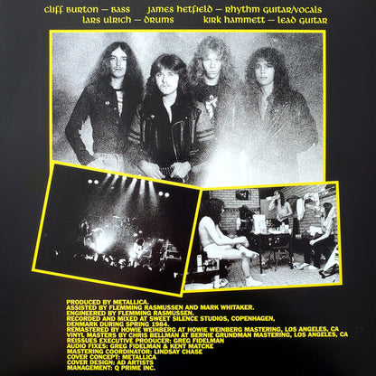 Metallica Ride The Lightning Lp Vinyl Estándar