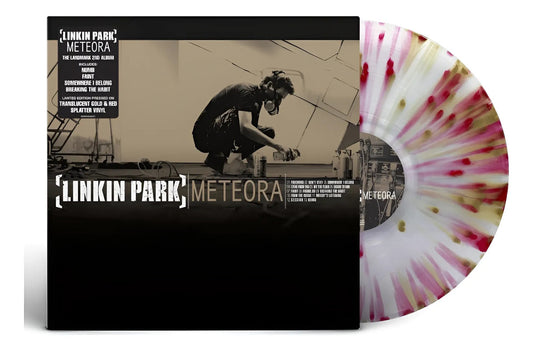 Linkin Park Meteora Gold & Red Splatter Lp Vinyl Estándar