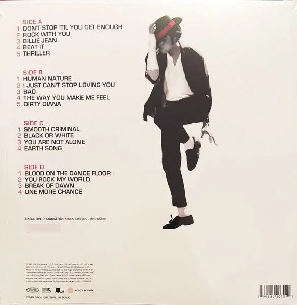 Michael Jackson Number Ones 2 Lp Vinyl