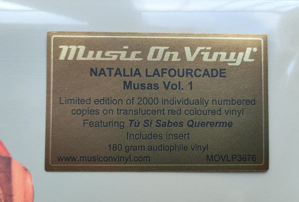 Musas Vol. 1 Natalia Lafourcade Lp Vinyl Red Rojo