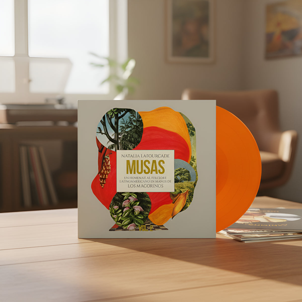 Musas Vol. 2 Natalia Lafourcade Lp Vinyl Orange Naranja