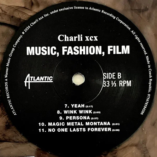 Charli Xcx Music Fashion Film Yorkshire Smoke Lp Vinyl