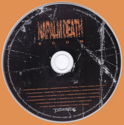 Napalm Death Scum Cd