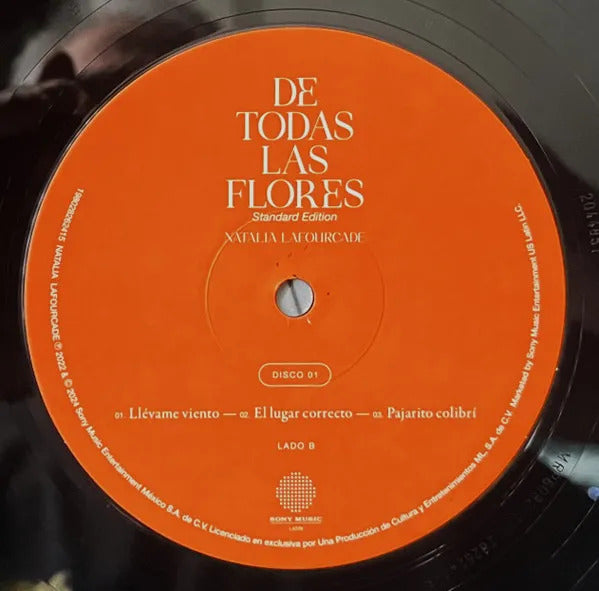 Natalia Lafourcade De Todas Las Flores Lp 2 Vinyl Doble Black