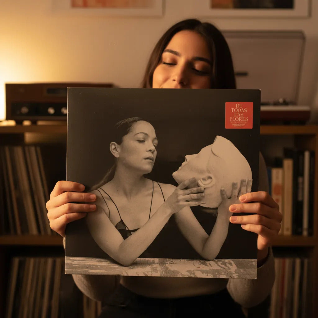 Natalia Lafourcade De Todas Las Flores Lp 2 Vinyl Doble Black