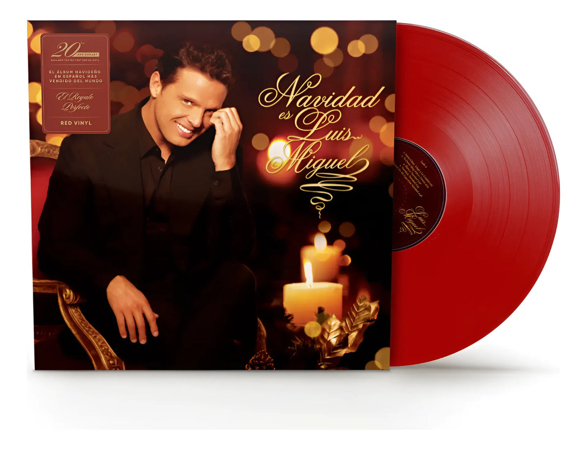Luis Miguel Navidades 20 Aniversario Red Lp Vinyl